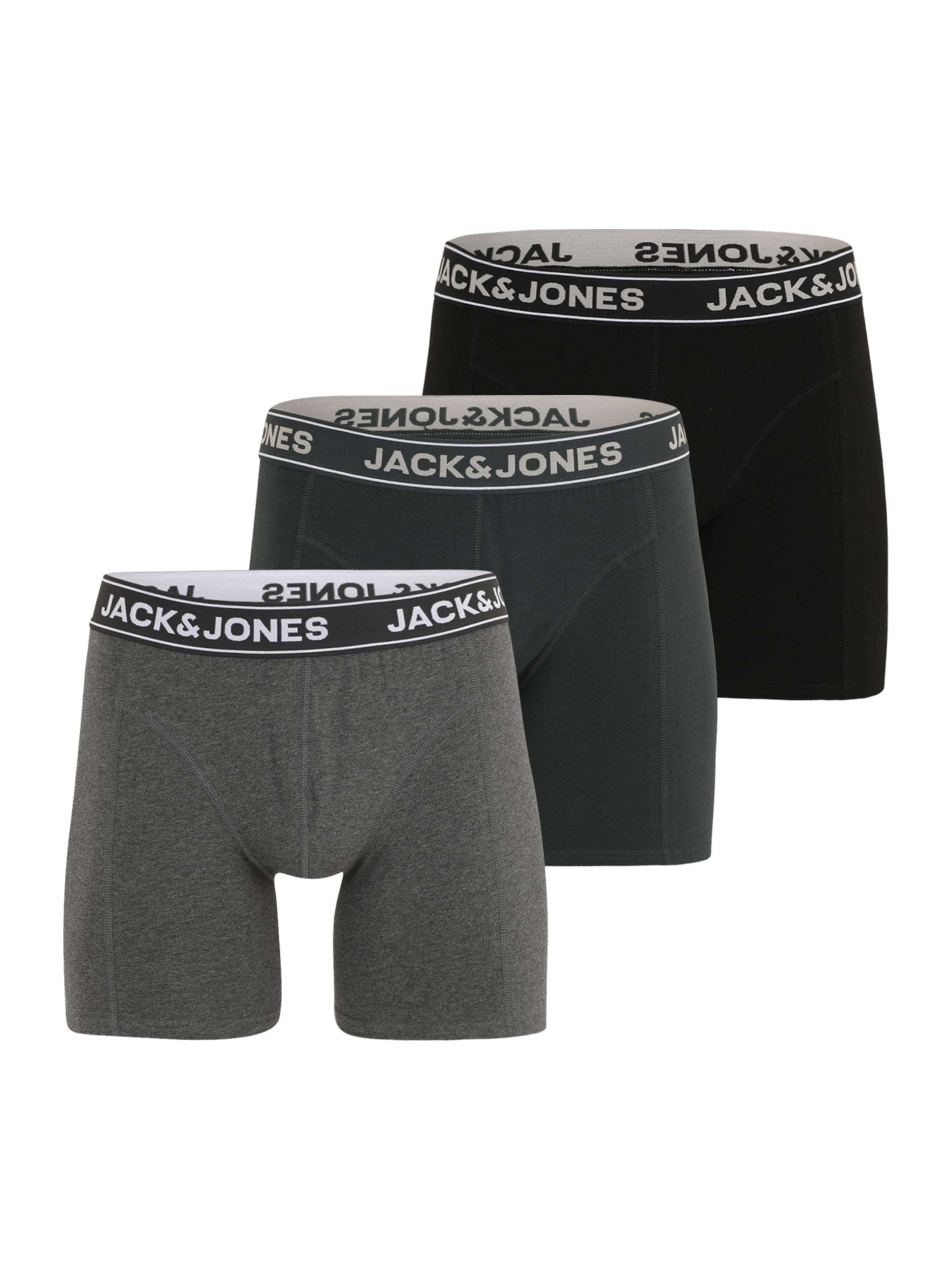 Jack &amp; Jones Plus Боксерки &#x27;JACBLACK FRIDAY&#x27; в сиво: отпред