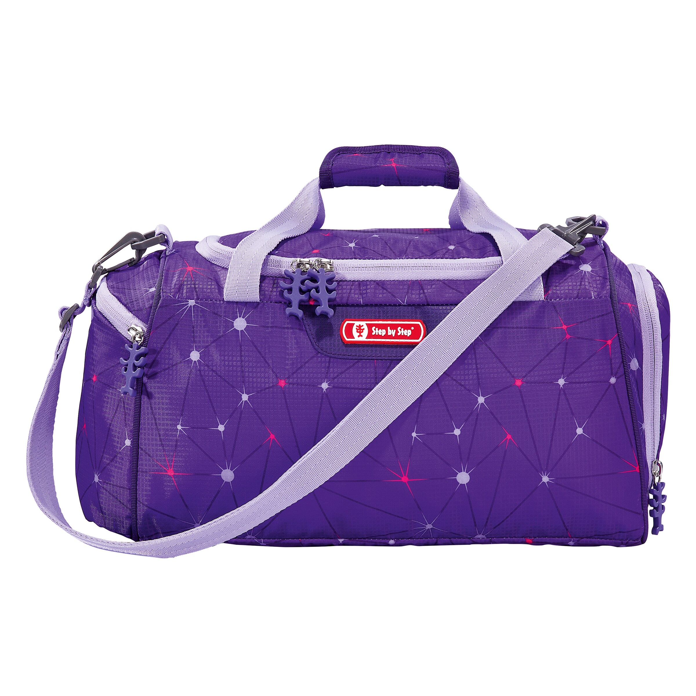 STEP BY STEP Weekend bag in Purple: front