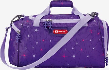 STEP BY STEP Sports Bag in Purple: front