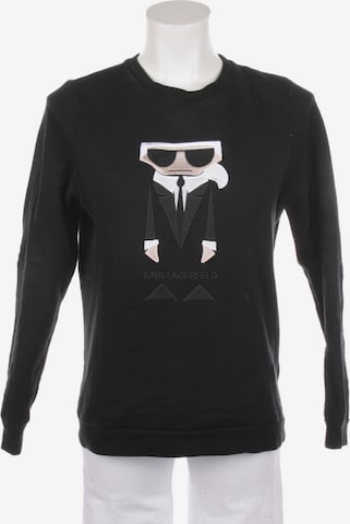Karl Lagerfeld Sweatshirt / Sweatjacke S in Schwarz: predná strana