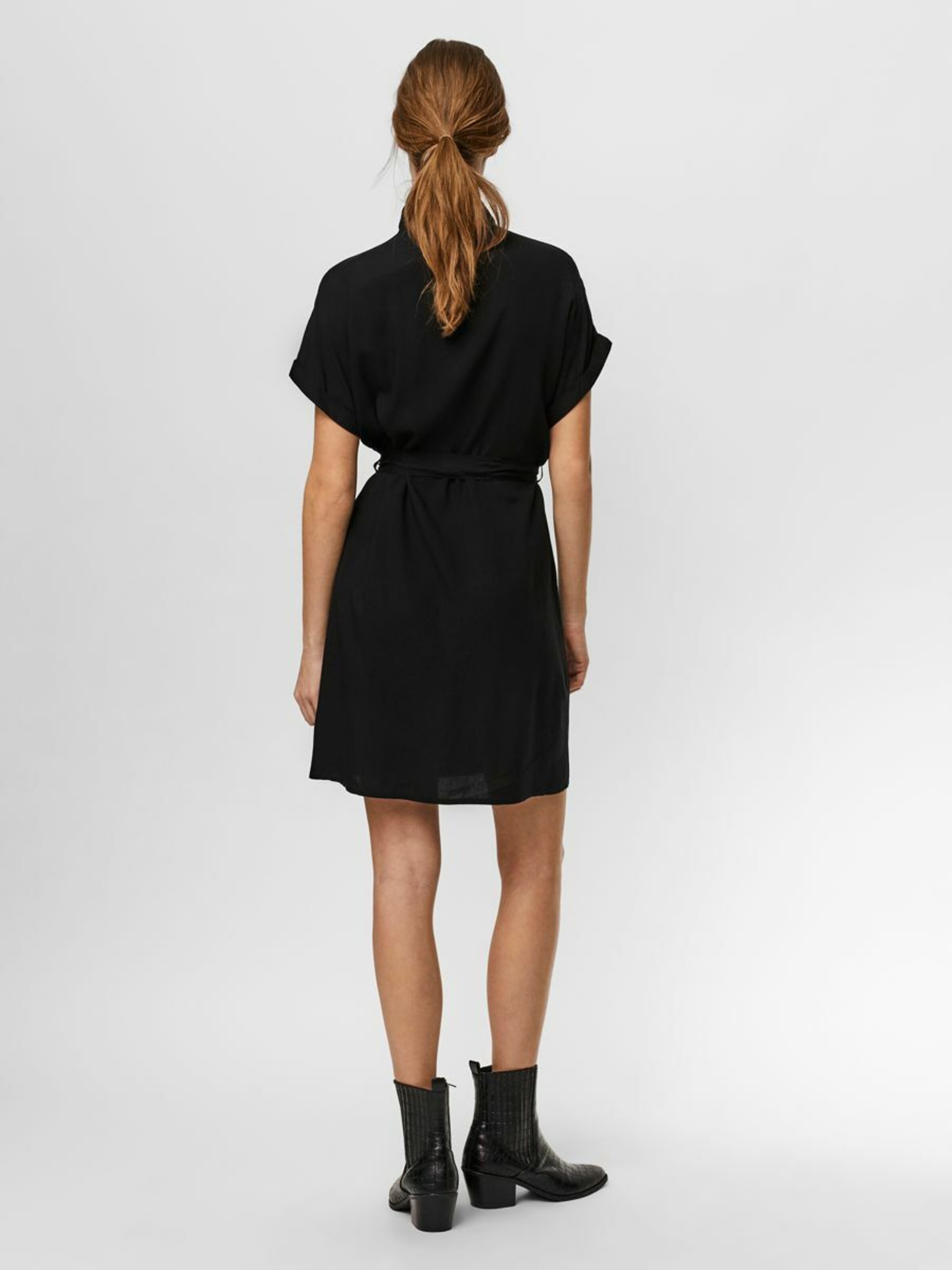 Frauen Kleider VERO MODA Kleid in Schwarz - VY18461 Frauen Kleider VERO MODA Kleid in Schwarz - VY18461