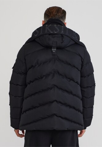 SikSilk Jacke in Schwarz