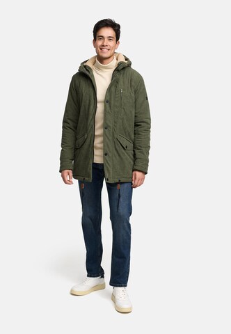 INDICODE JEANS Winterjas in Groen