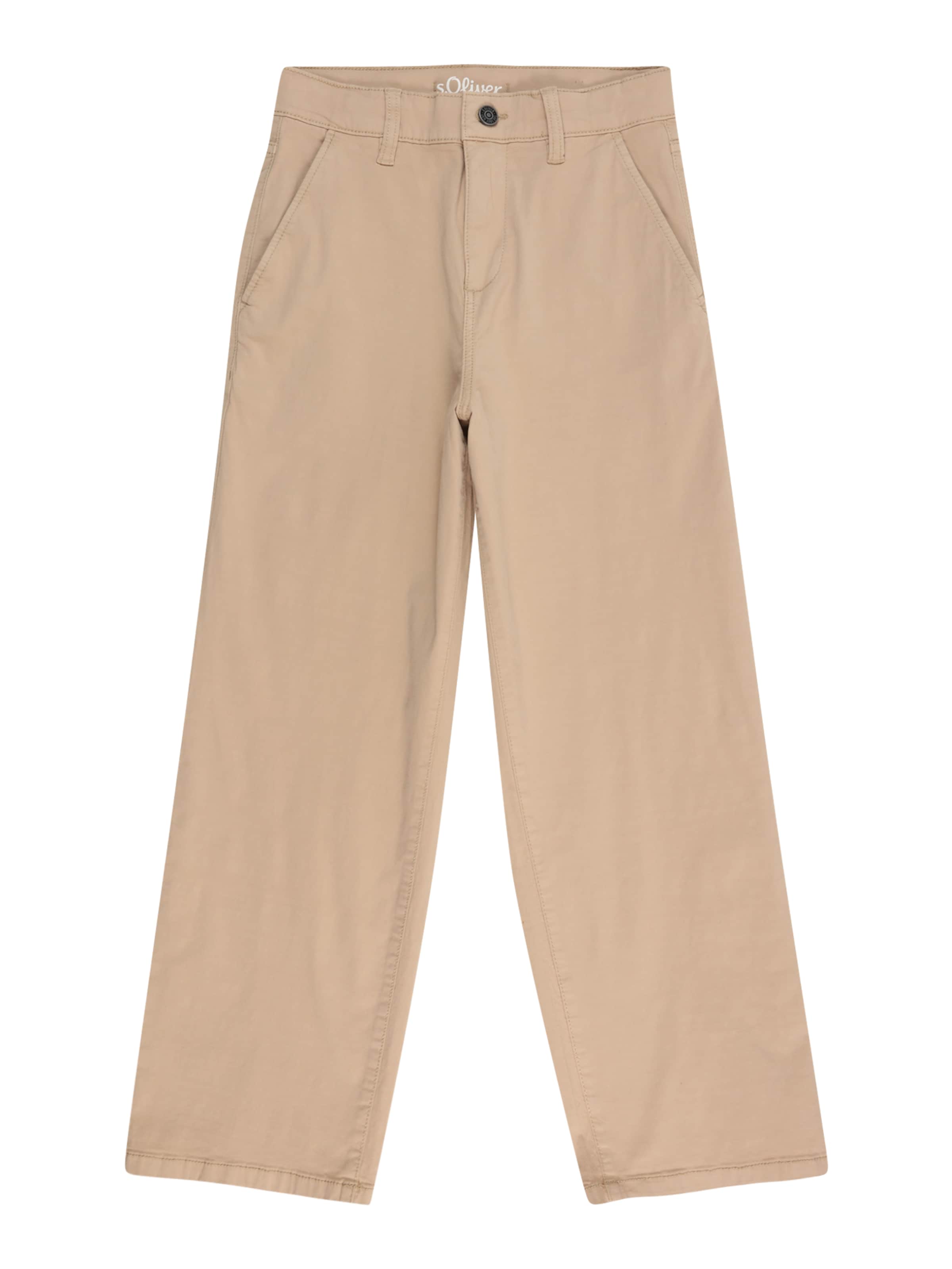s.Oliver Szabványos Nadrág - bézs: elől