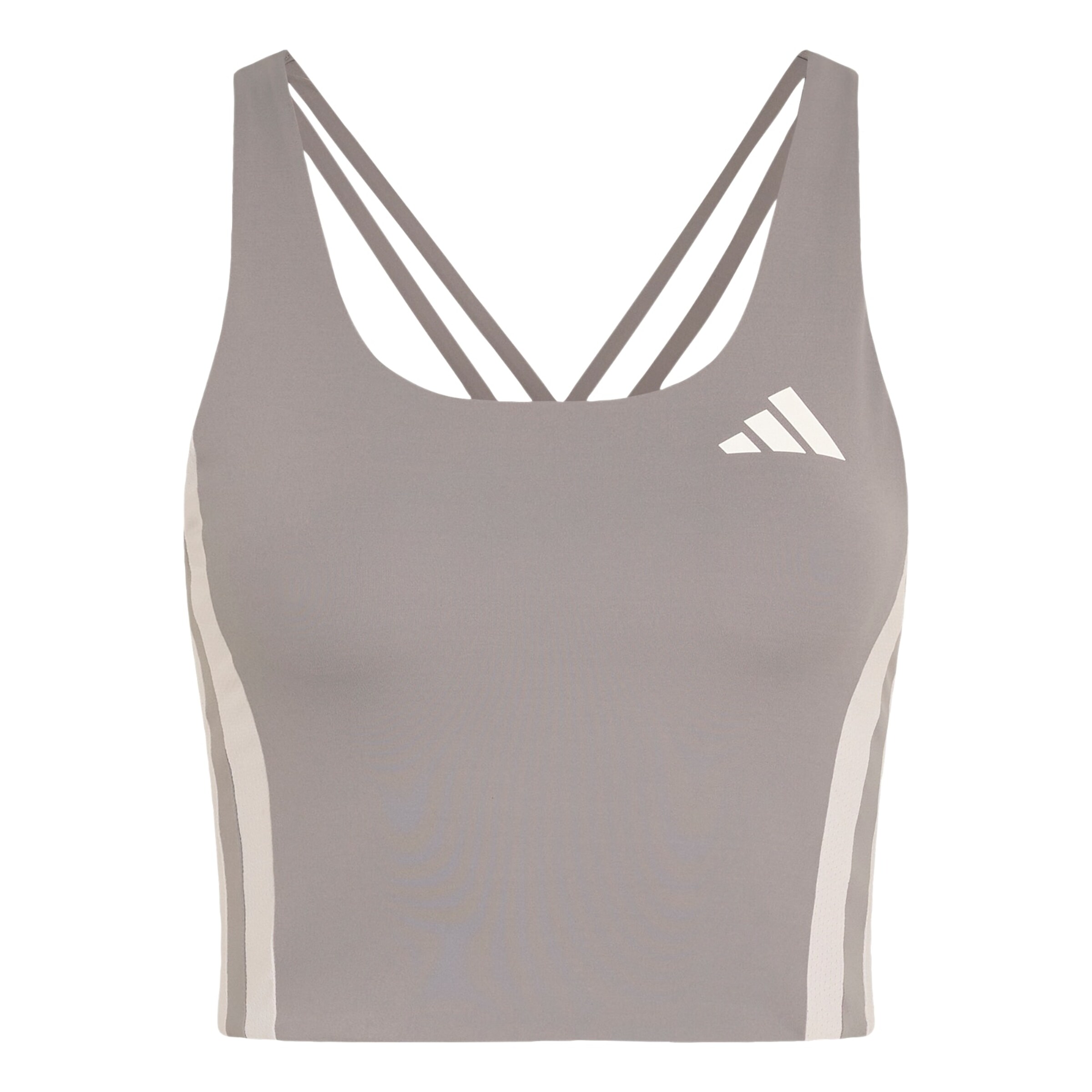 ADIDAS PERFORMANCE Haut de sport 'Adizero Archive' en XXXS en gris / blanc cassé, Vue avec produit
