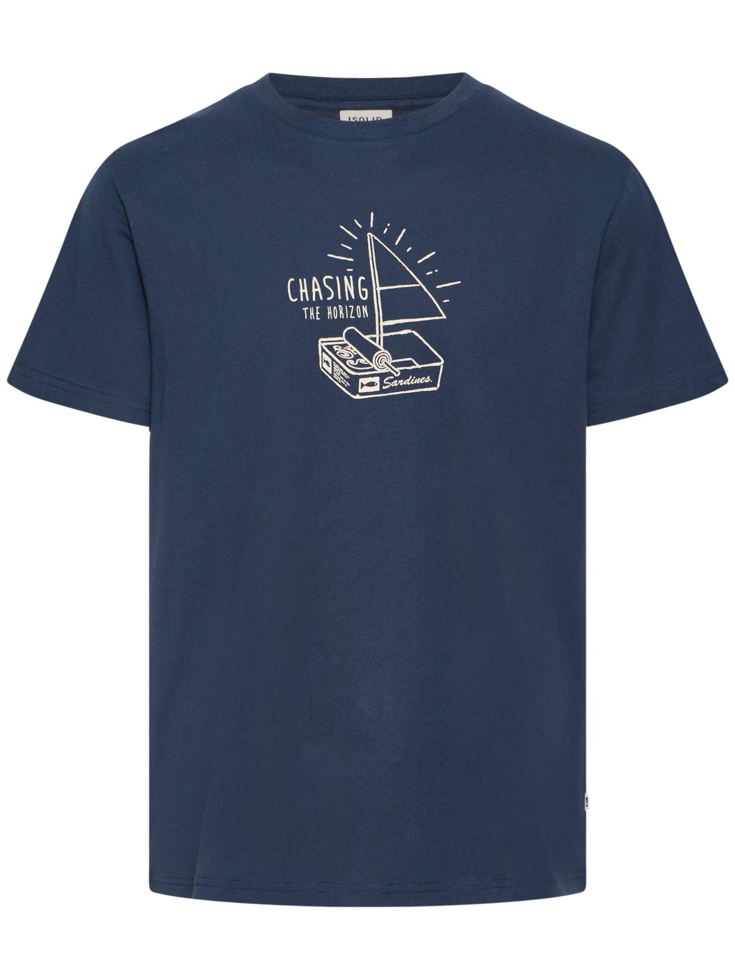 !Solid - Camisa ' SDODELL ' em azul: frente