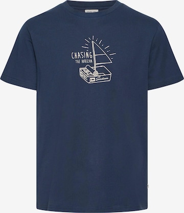 !Solid Shirt ' SDODELL ' in Blue: front