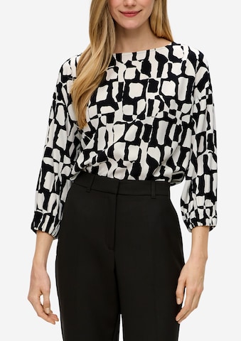 s.Oliver BLACK LABEL Blouse in Zwart: voorkant