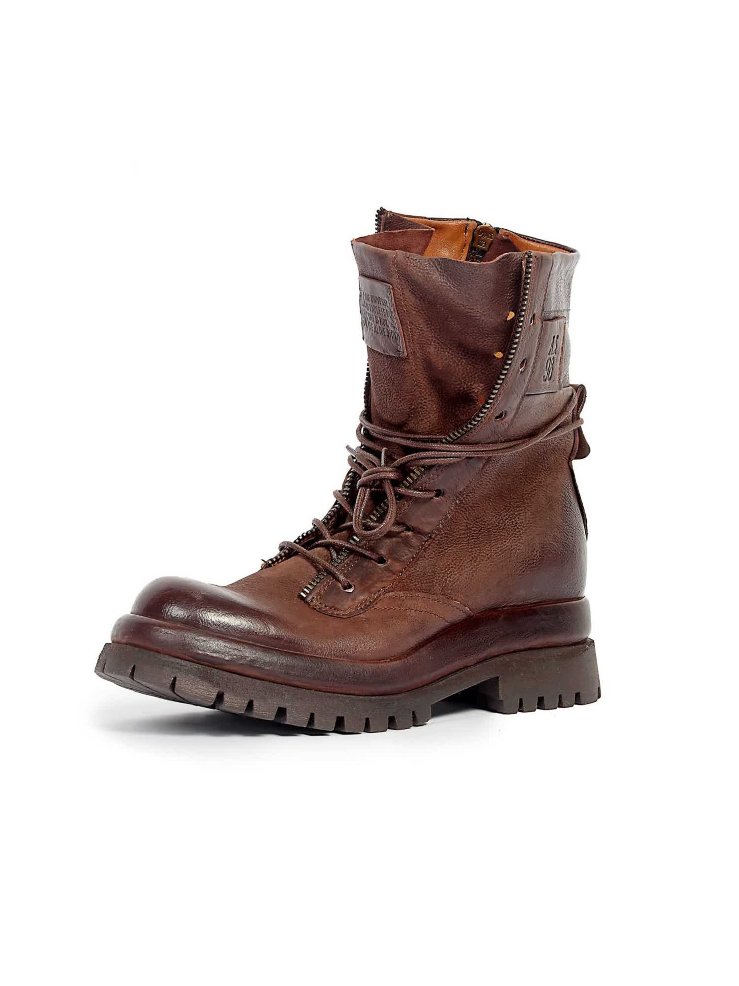 Bottes à lacets 'Delphi' A.S.98 en marron : devant