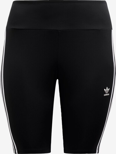 ADIDAS ORIGINALS Leggings 'Adicolor' in de kleur Zwart / Wit, Productweergave