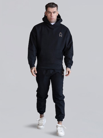 SikSilk Tapered Trousers in Black