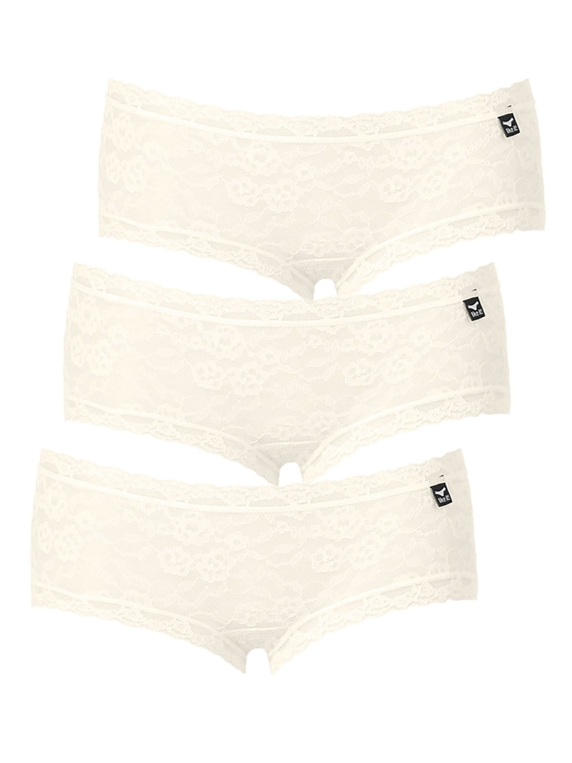like it! Boyshorts 'Lisa' in Beige: front