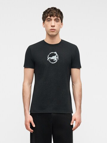 ALPHA INDUSTRIES Koszulka 'Scorpion' w kolorze czarny