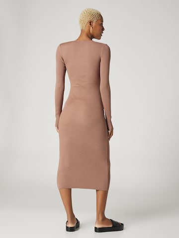 A LOT LESS Knit dress 'Valerie' in Brown