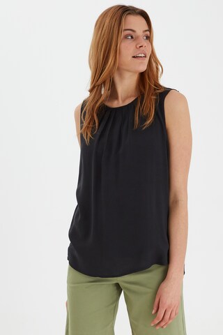 b.young Blouse in Black: front