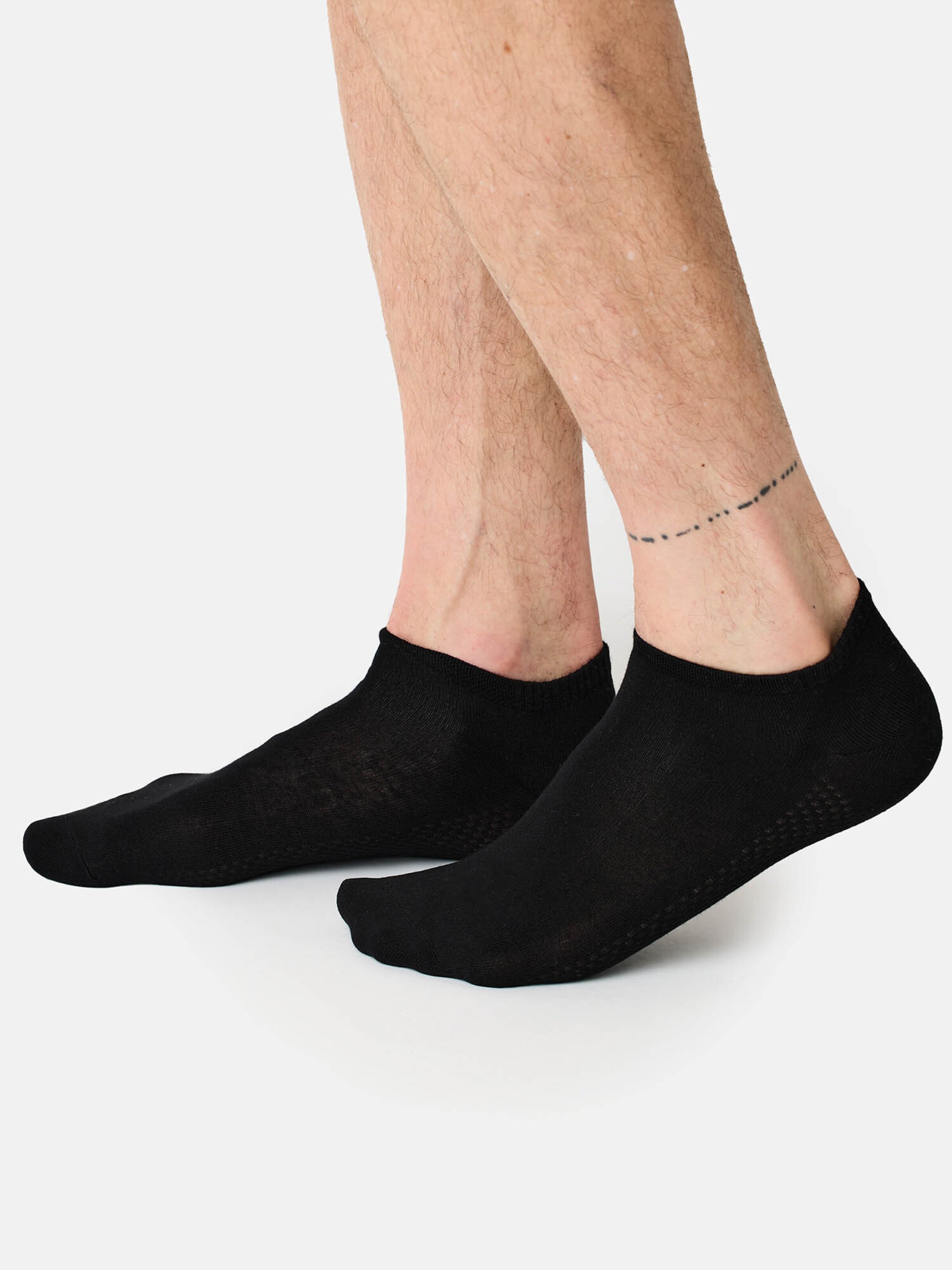 Nur Die Ankle socks ' Bambus ' in Black