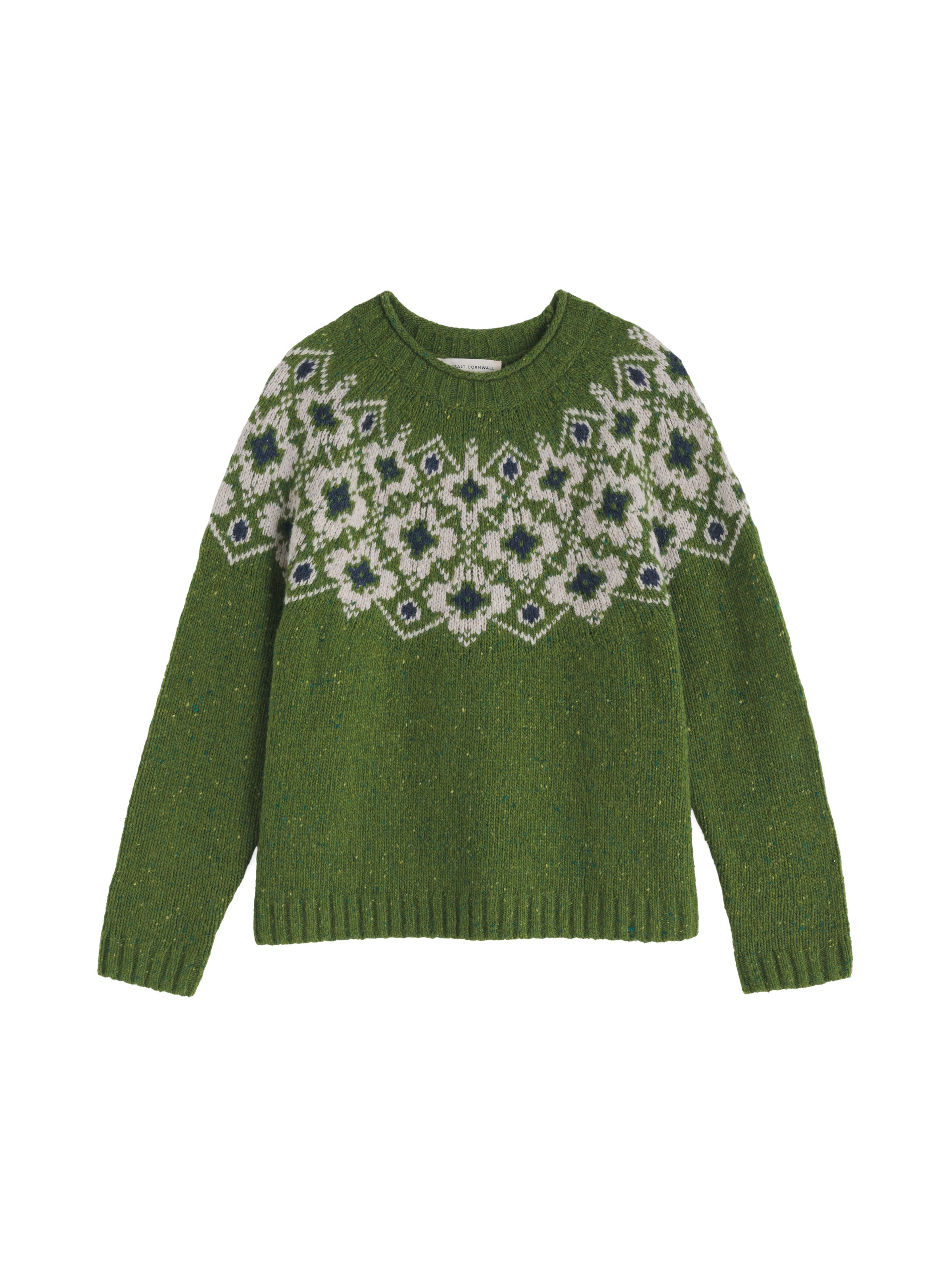 Seasalt Cornwall Pullover 'Johanna' in Grün: Vorderseite