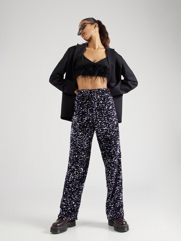 Wide Leg Pantalon 'KAM' PIECES en noir