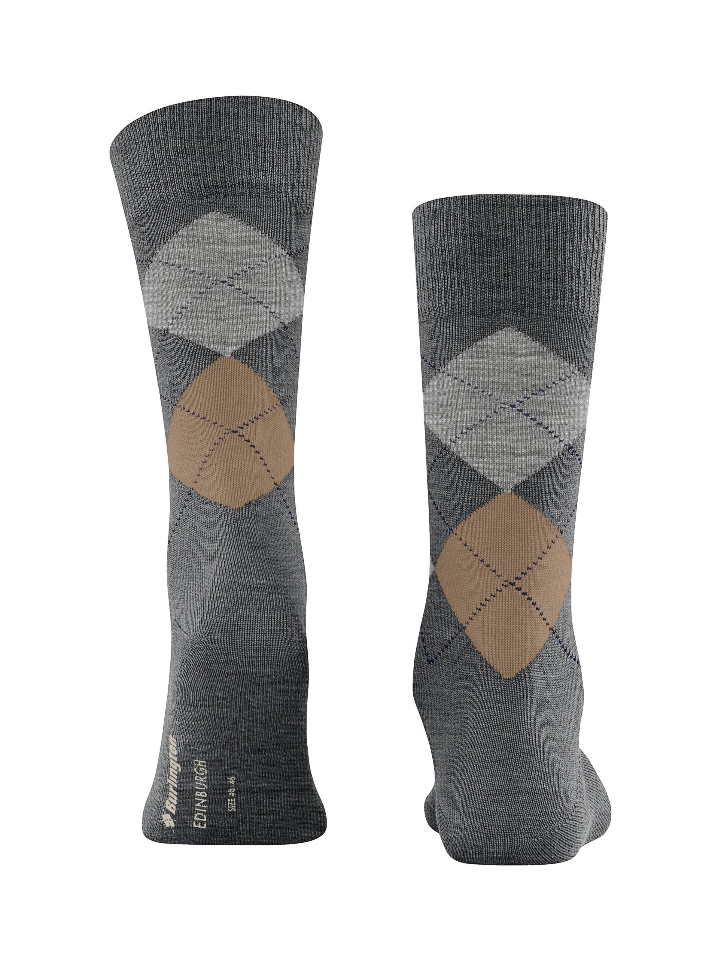 BURLINGTON Socken 'Edinburgh'‌‌‌ in Grau