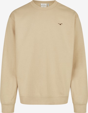 Cleptomanicx Sweatshirt 'Ligull Boxy' in Beige: predná strana