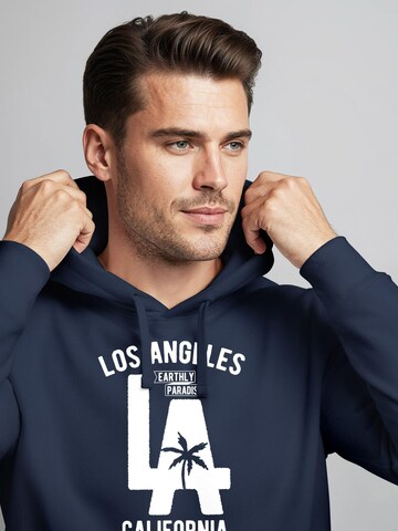 Neverless Sweatshirt 'Los Angeles' in Blue