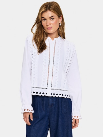 SAINT TROPEZ Blouse 'MarleeSZ' in White: front