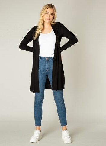 BASE LEVEL Knit Cardigan 'Yayla' in Black