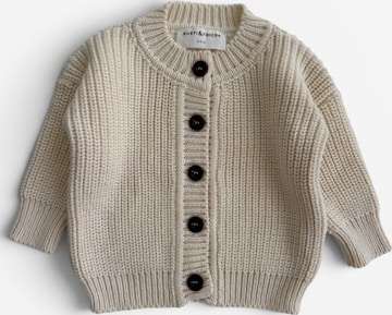 KURTI & FRIEDA Strickjacke 'Chunky Knit' in Beige: Vorderseite