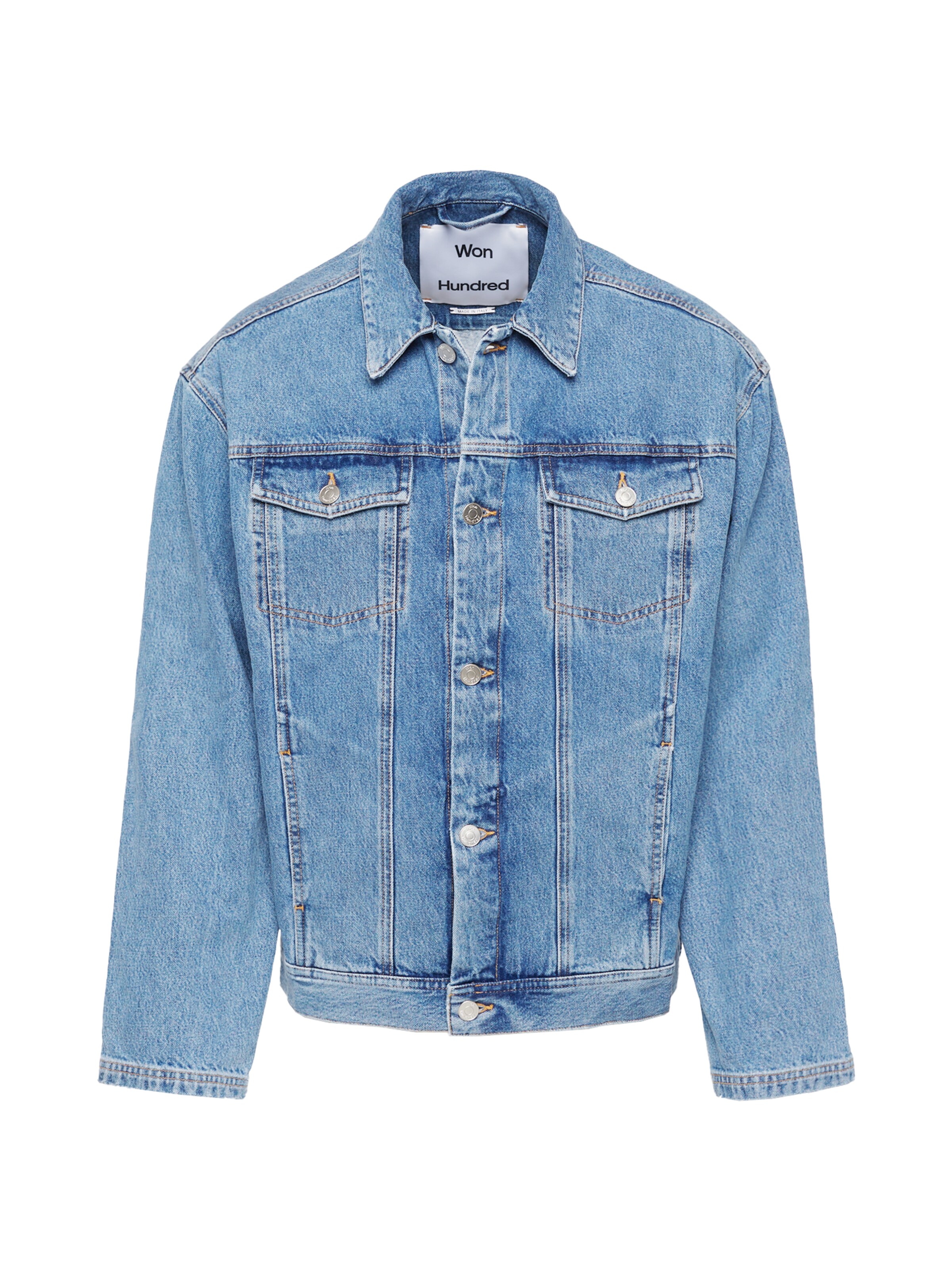 Giacca di mezza stagione 'Bologna' di Won Hundred in blu: frontale