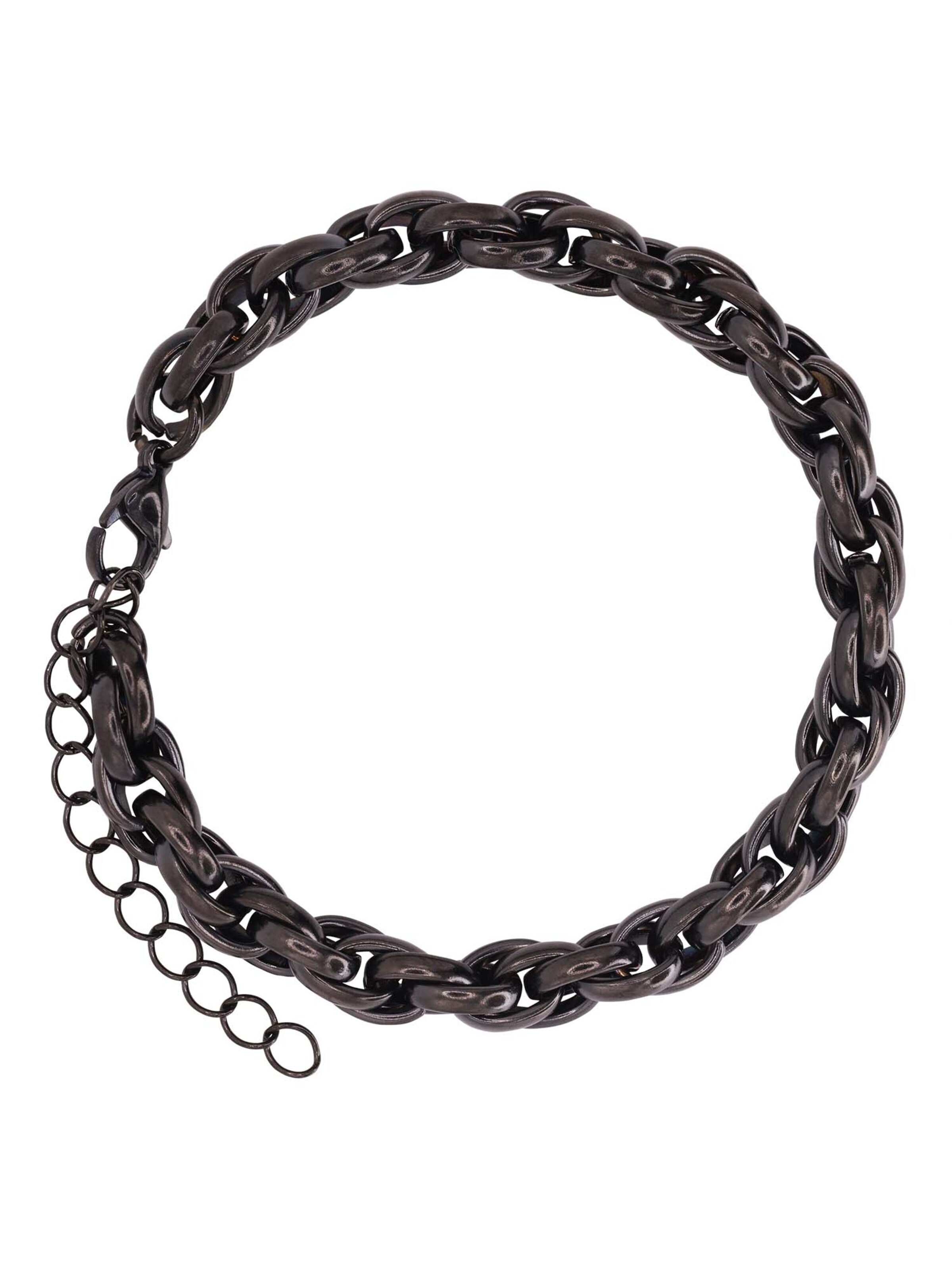 Bracelet 'Bruce' Heideman en noir : devant