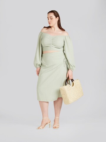 CITA MAASS co-created by ABOUT YOU Blouse 'Nina' in Green