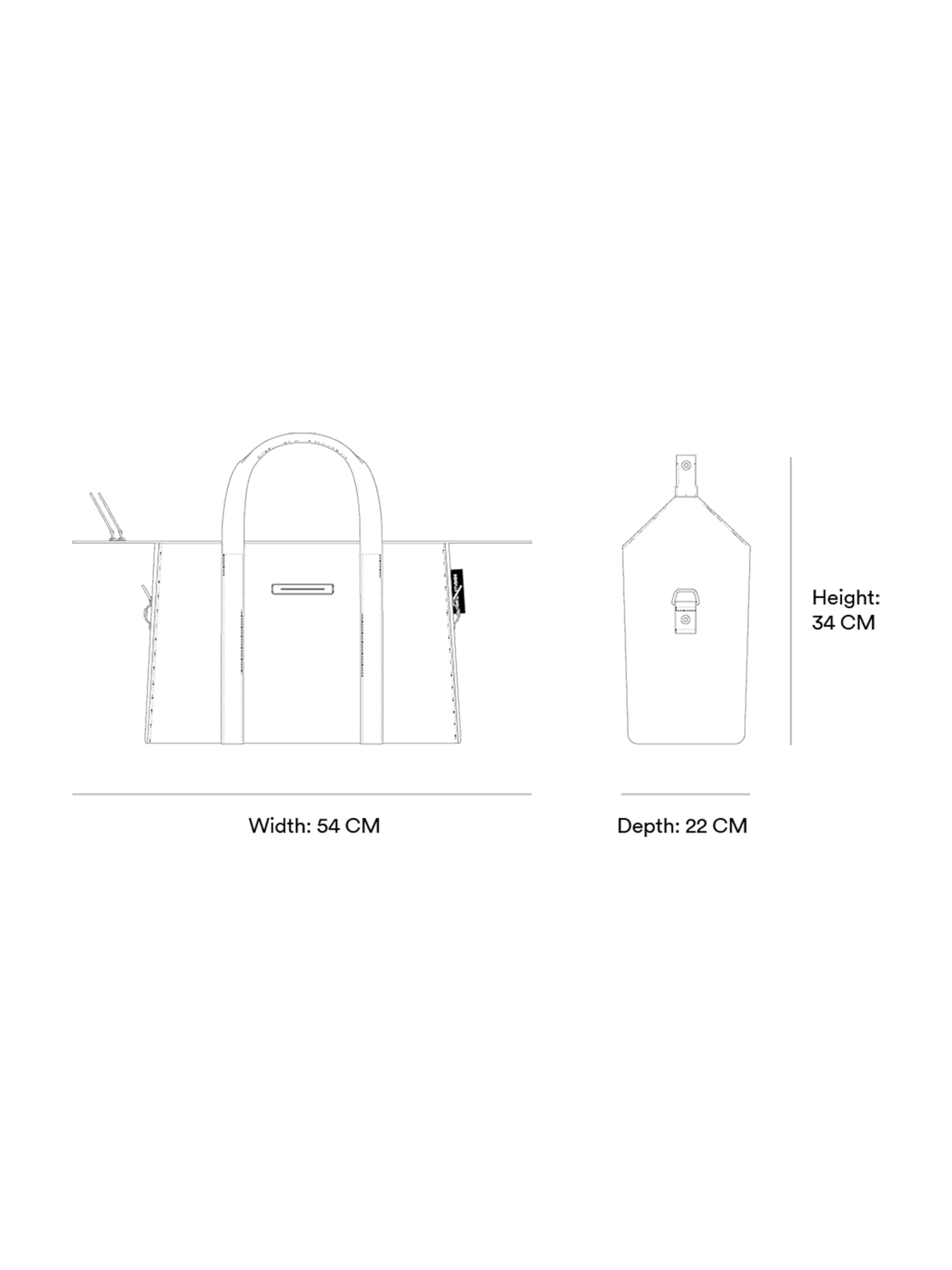 Horizn Studios Weekender 'SoFo Large' in Schwarz