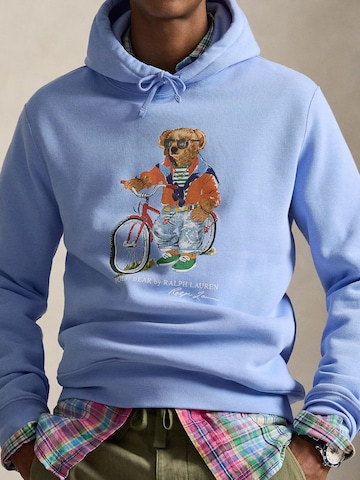 Polo Ralph Lauren Sweatshirt 'SEASONAL' i blå
