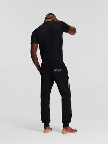Karl Lagerfeld Конический (Tapered) Штаны 'Hotel' в Черный