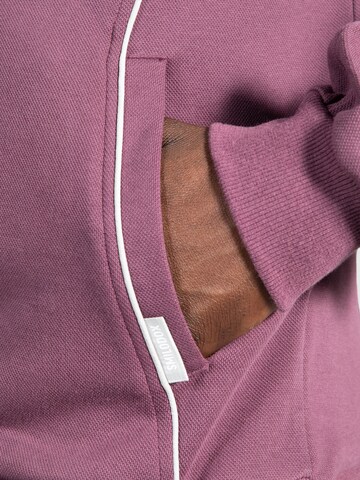 Smilodox Sweatshirt 'Jones' in Lila