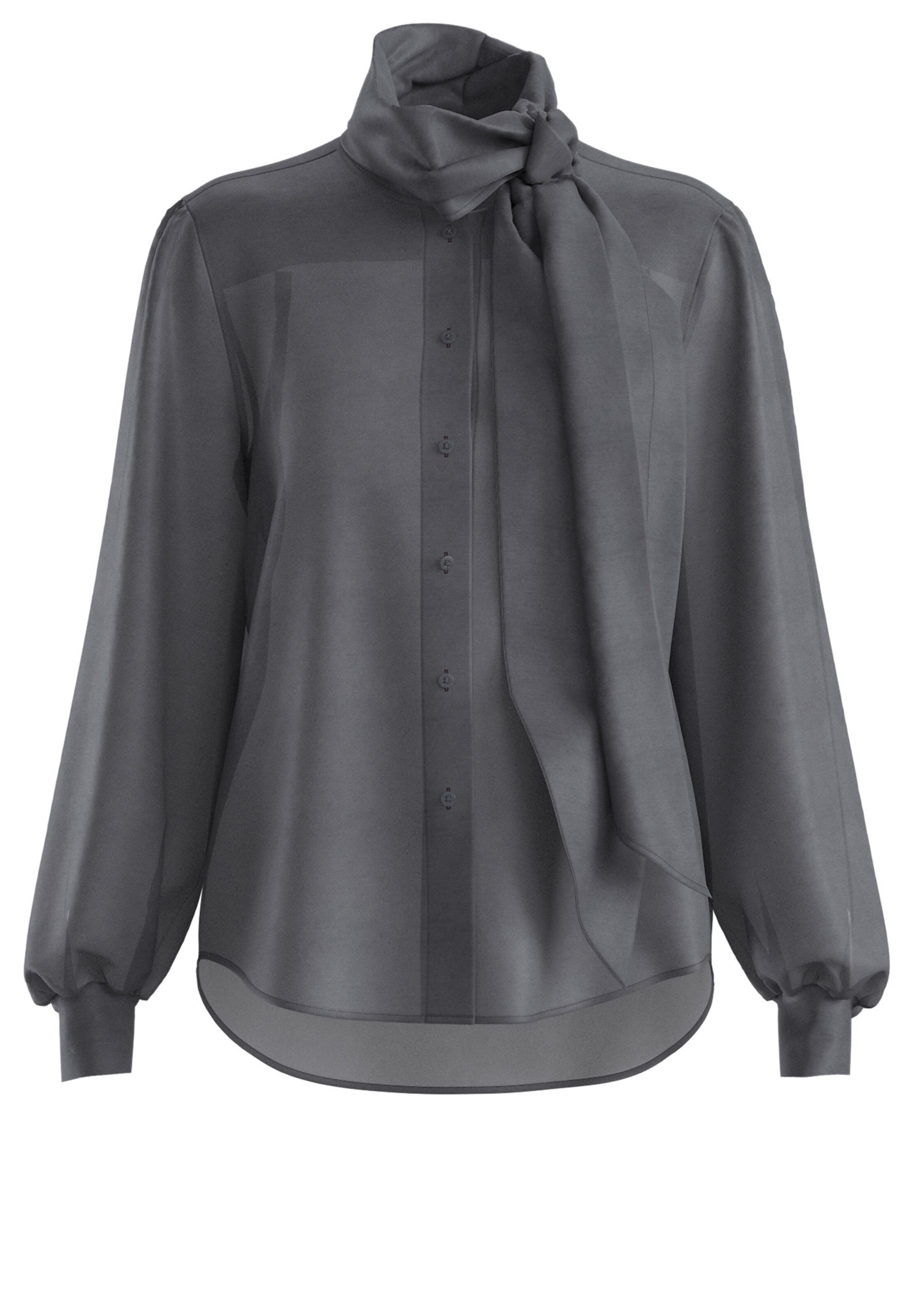 HUGO Bluse in Grau: Vorderseite