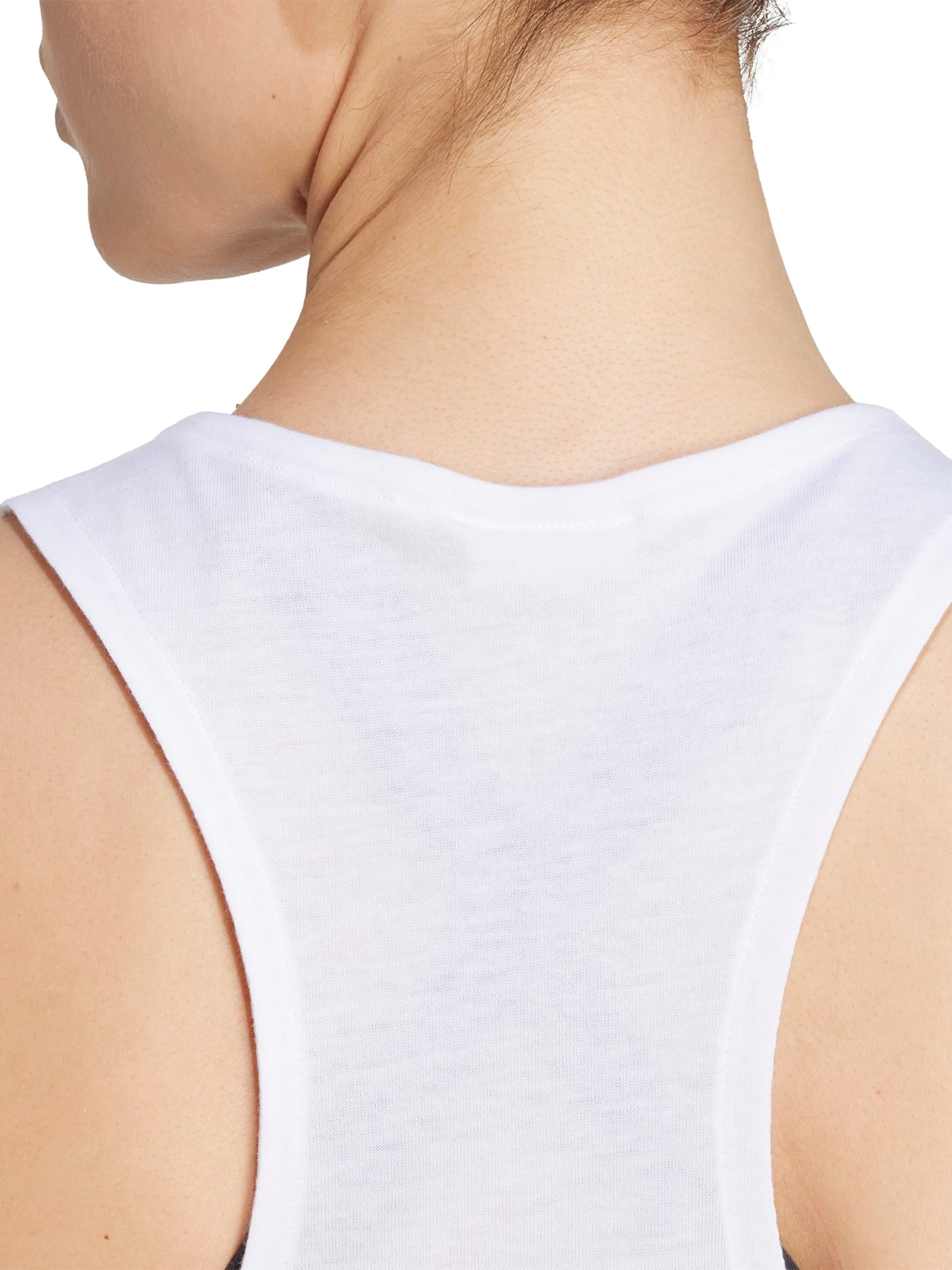 ADIDAS PERFORMANCE Sporttop 'Essentials' in Wit