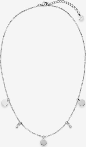 s.Oliver Kette 'Coins' in Silber: Vorderseite