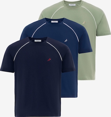 T-Shirt Moxx Paris en bleu : devant