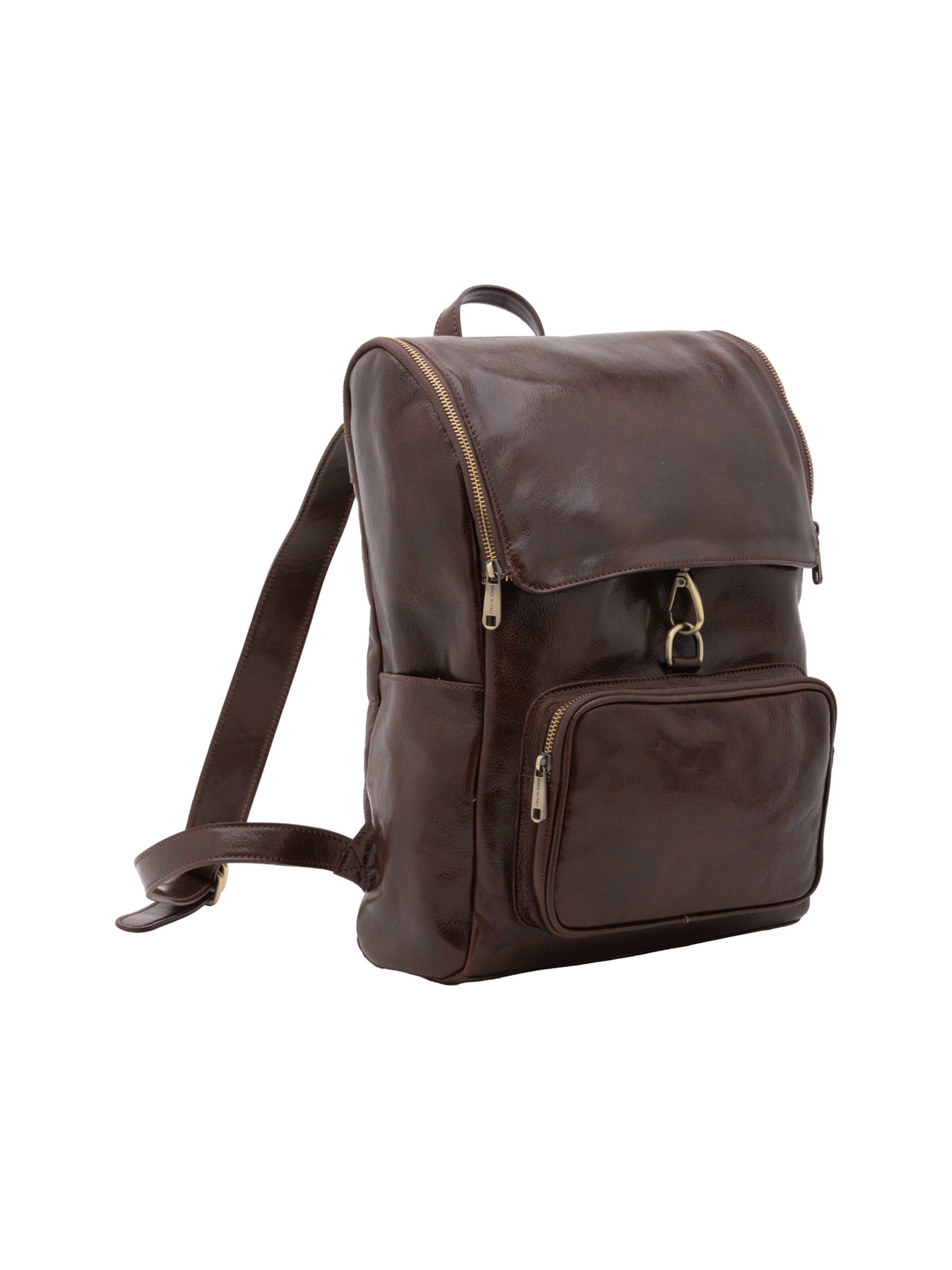 Sac à dos Viola Castellani en marron : devant