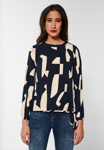 STREET ONE - Blusa en azul: frente