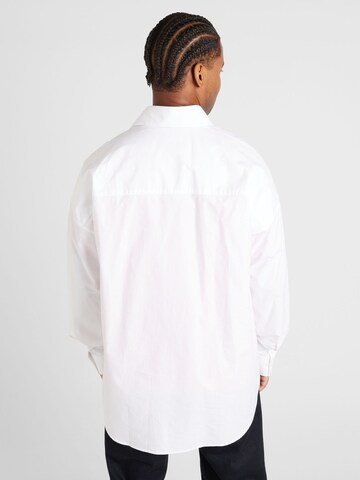 DIESEL - Comfort Fit Camisa 'DOU' em branco