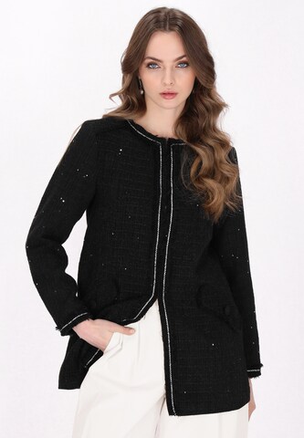 DreiMaster Klassik Демисезонная куртка 'Classic Look' в Черный: спереди
