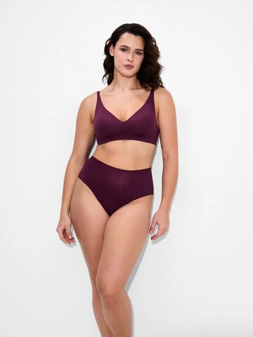 cfab (formerly creamy fabrics) Slip 'Hight-Waist Tanga' in Rood