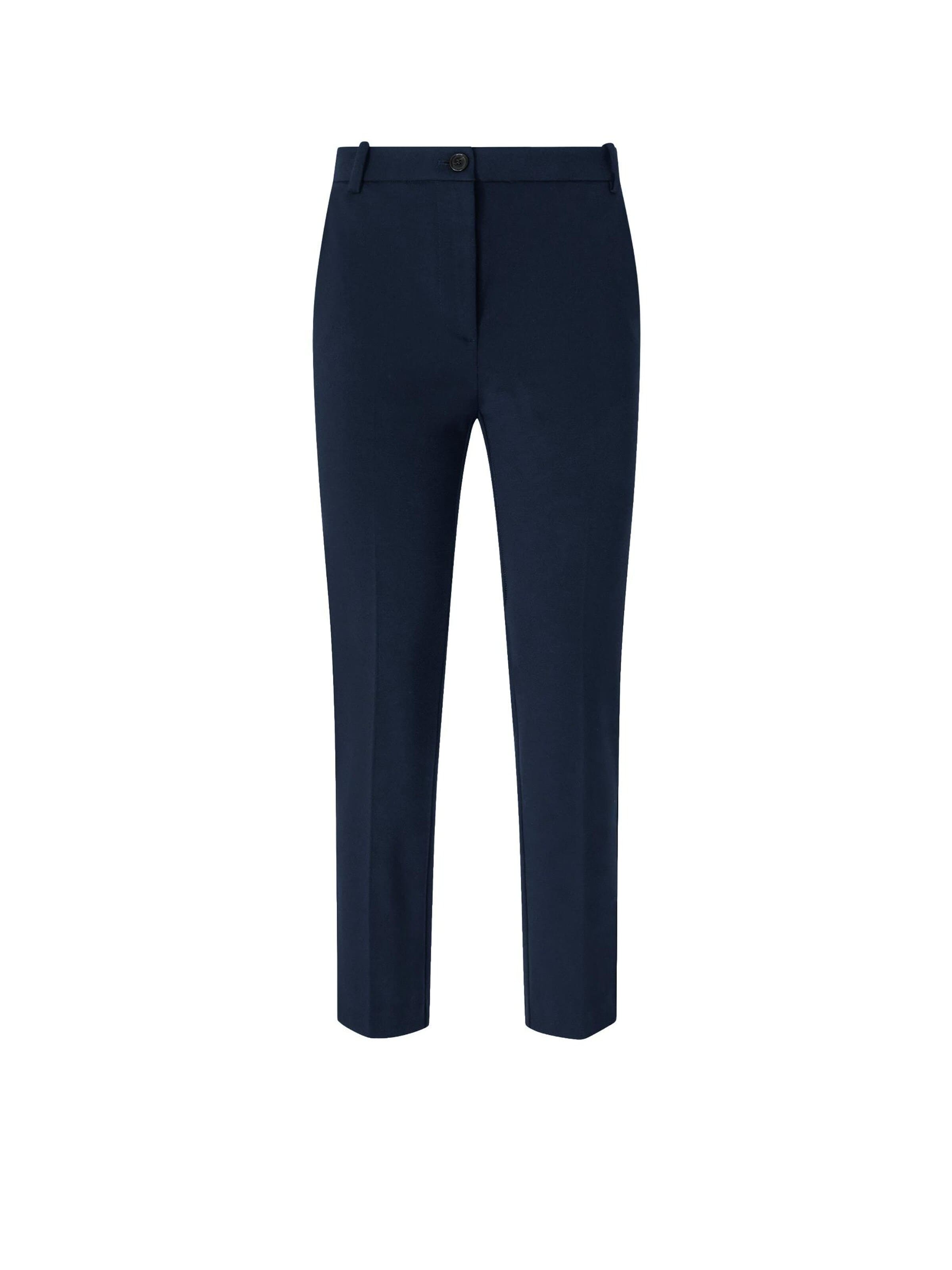 Pantaloni 'PINKO BELLO PANTALONE PUNTO STOFFA CON BOTTONE ESTERNO PANTALONE' di PINKO in blu: frontale