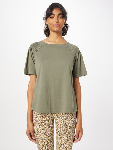 T-shirt comma casual identity en vert : devant