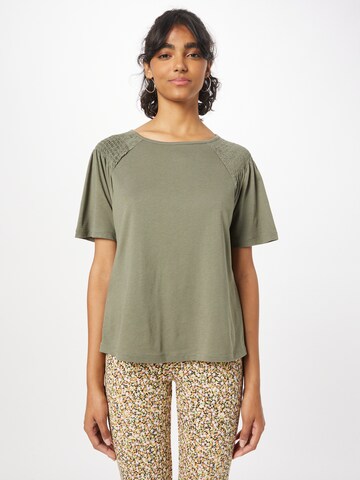 comma casual identity Shirt in Groen: voorkant