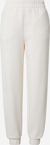 Loosefit Pantalon 'Yasmin' ABOUT YOU x Sofia Tsakiridou en blanc : devant