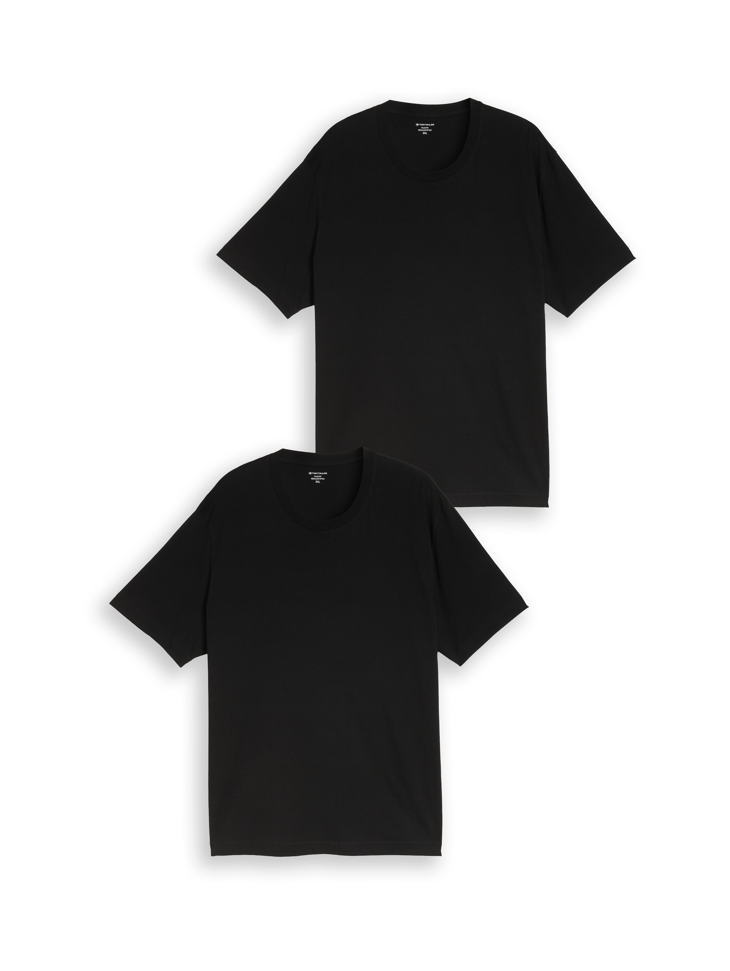 Maglietta di TOM TAILOR Men + in nero: frontale