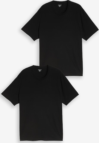 T-Shirt TOM TAILOR Men + en noir : devant